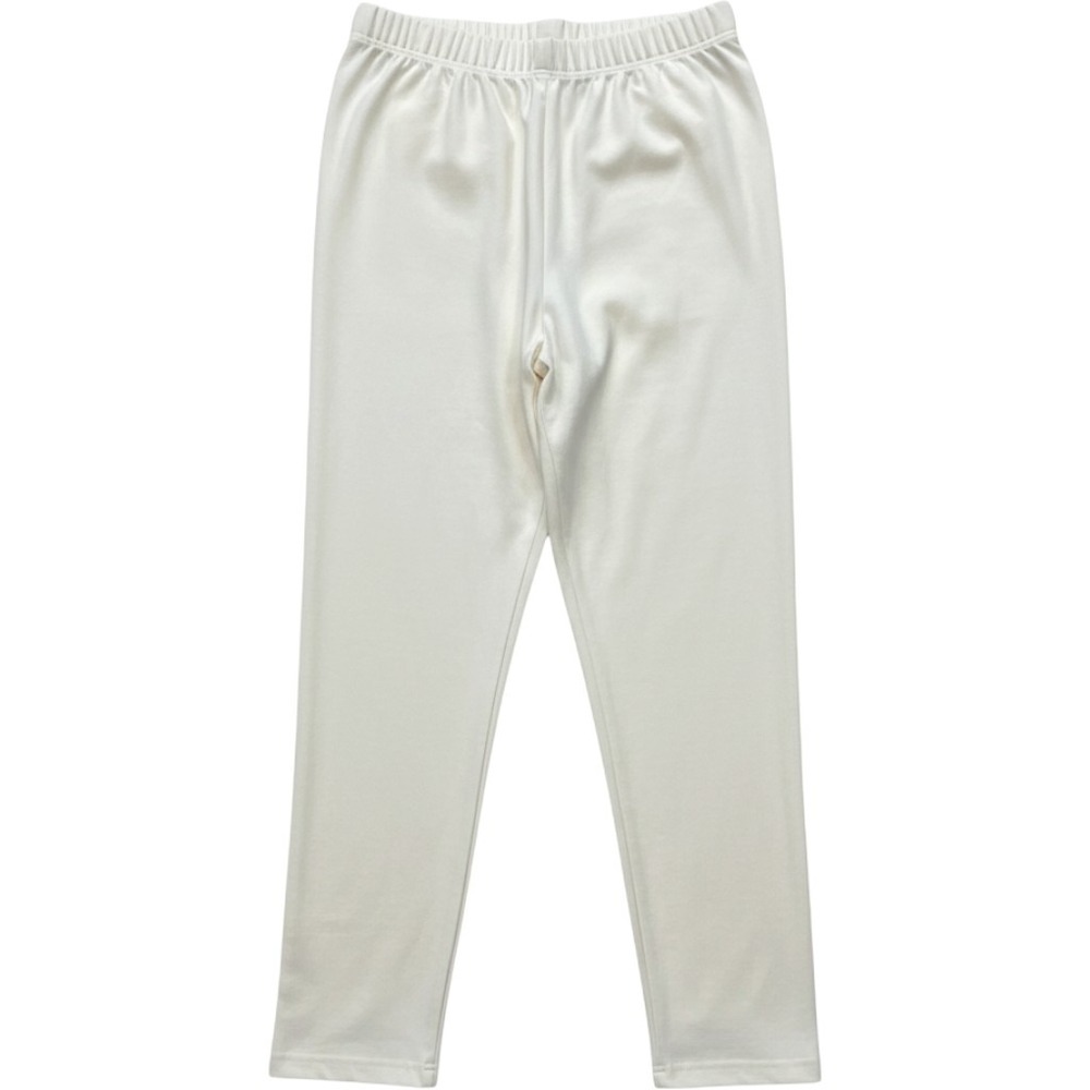 Bryn Walker Ivory Wide Leg Pants Large Cream Jersey Knit Elastic Waist USA Made